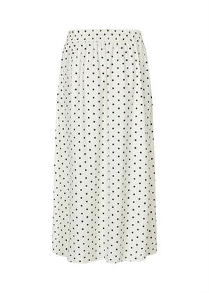 Akane dot midi skirt Offwhite Lollys Laundry 